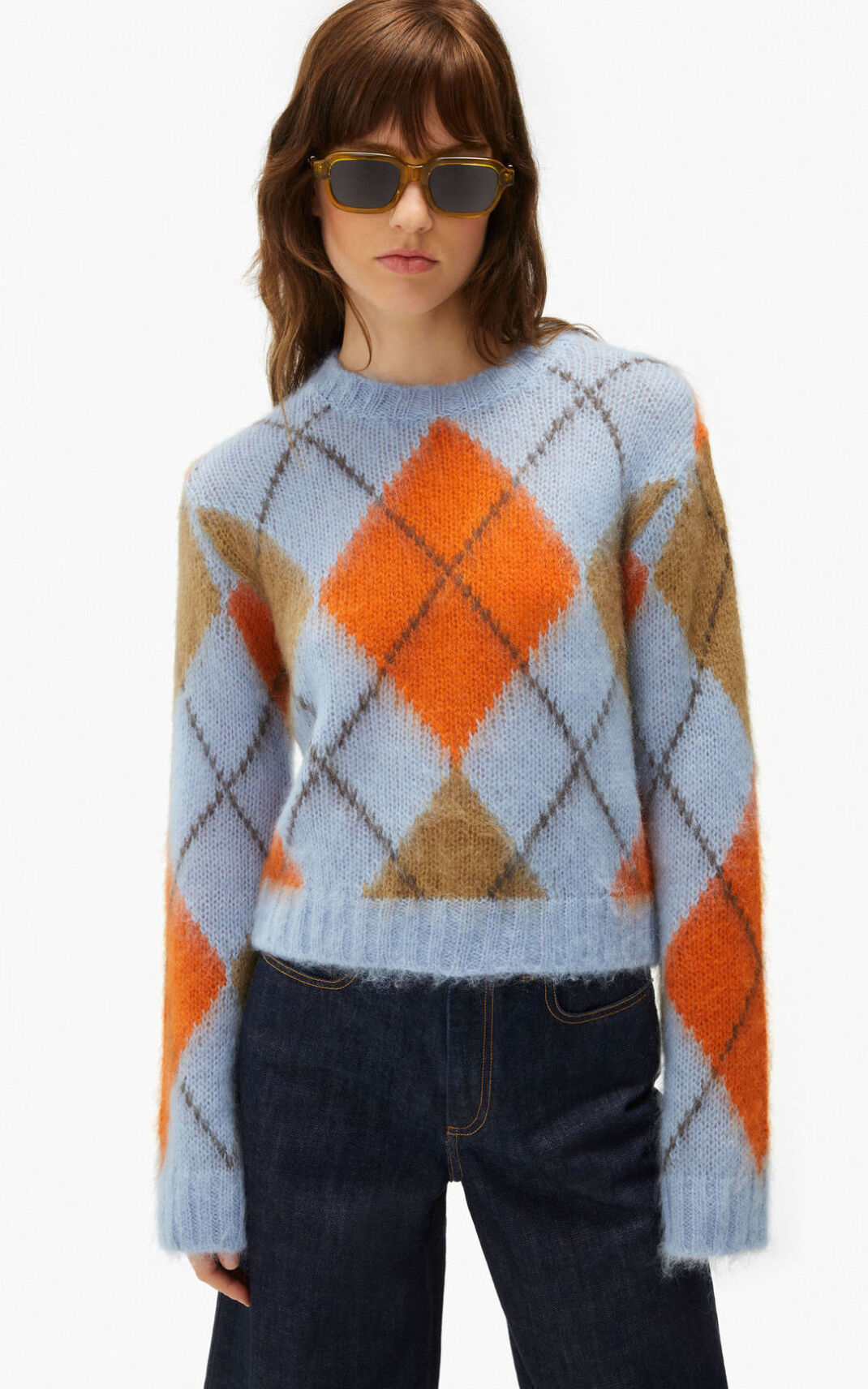 Jerseys Kenzo Argyle wool Mujer Naranjas NGR396108